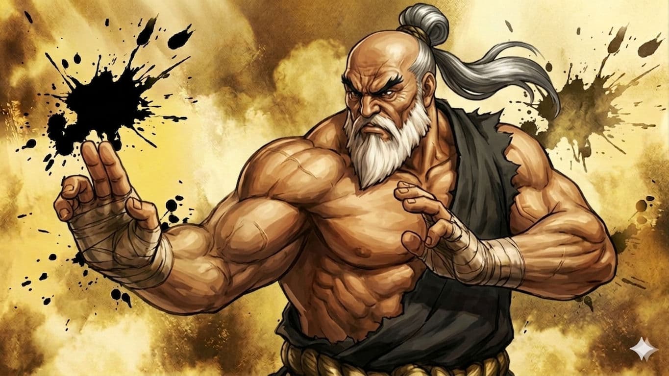 Image de fond pour le personnage gouken