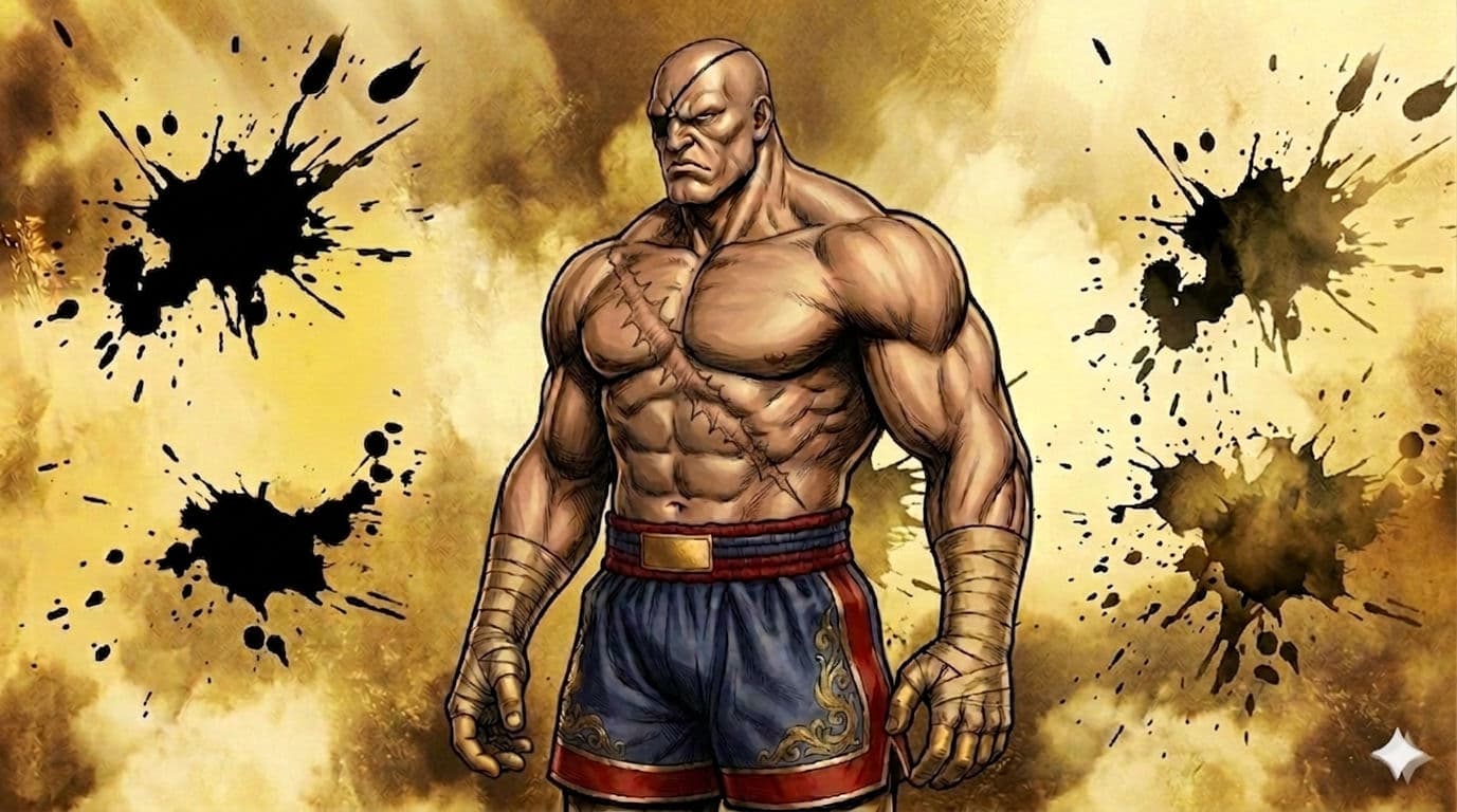Image de fond pour le personnage sagat