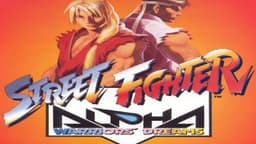 Street Fighter Alpha 1 - title screen