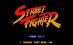 Street Fighter - title screen
