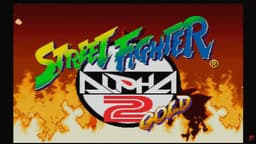 Street Fighter Alpha 2 Gold - title screen