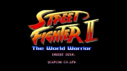 Street Fighter II - title screen
