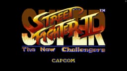 Street Fighter II Super - title screen