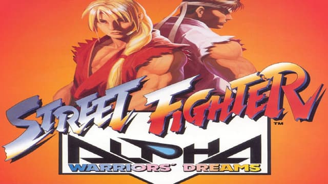 Écran-titre Street Fighter Alpha 1