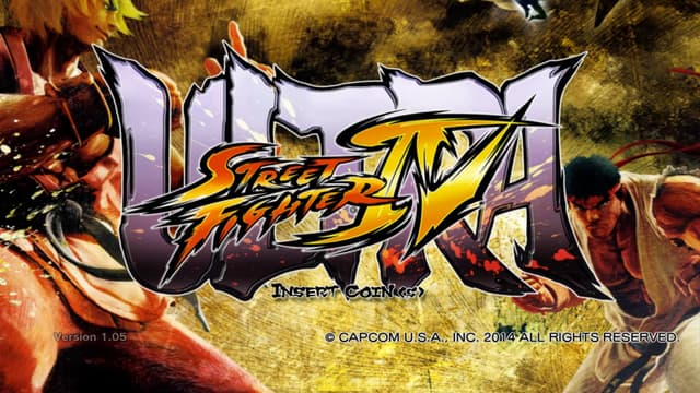 Écran-titre Street Fighter IV Ultra