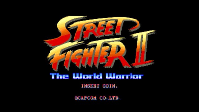 Écran-titre Street Fighter II
