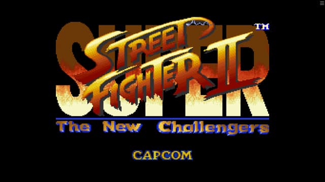 Écran-titre Street Fighter II Super